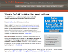 Tablet Screenshot of dodafforum.com